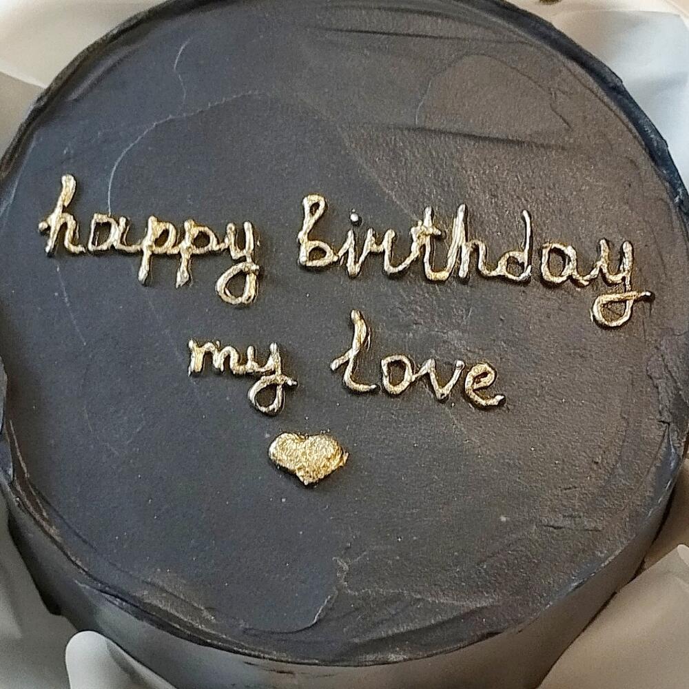 Бенто торт ,черный бенто