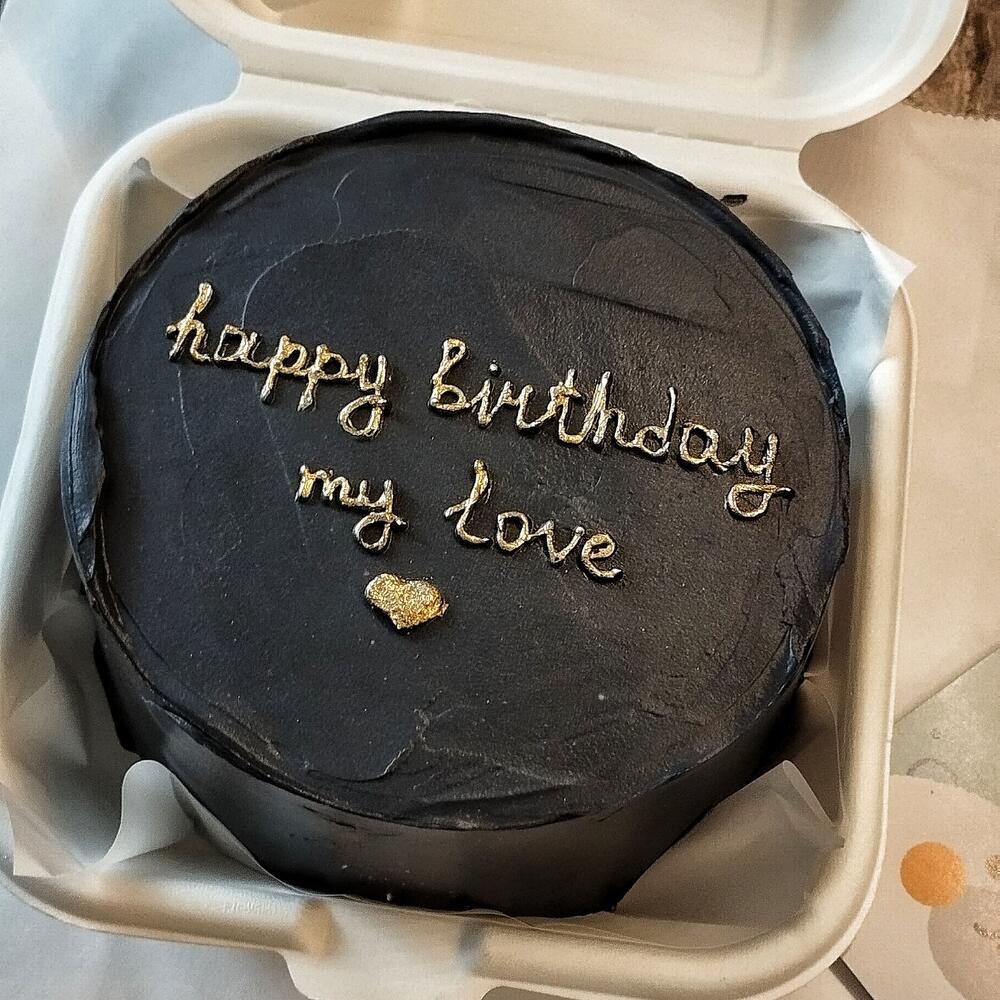 Бенто торт ,черный бенто