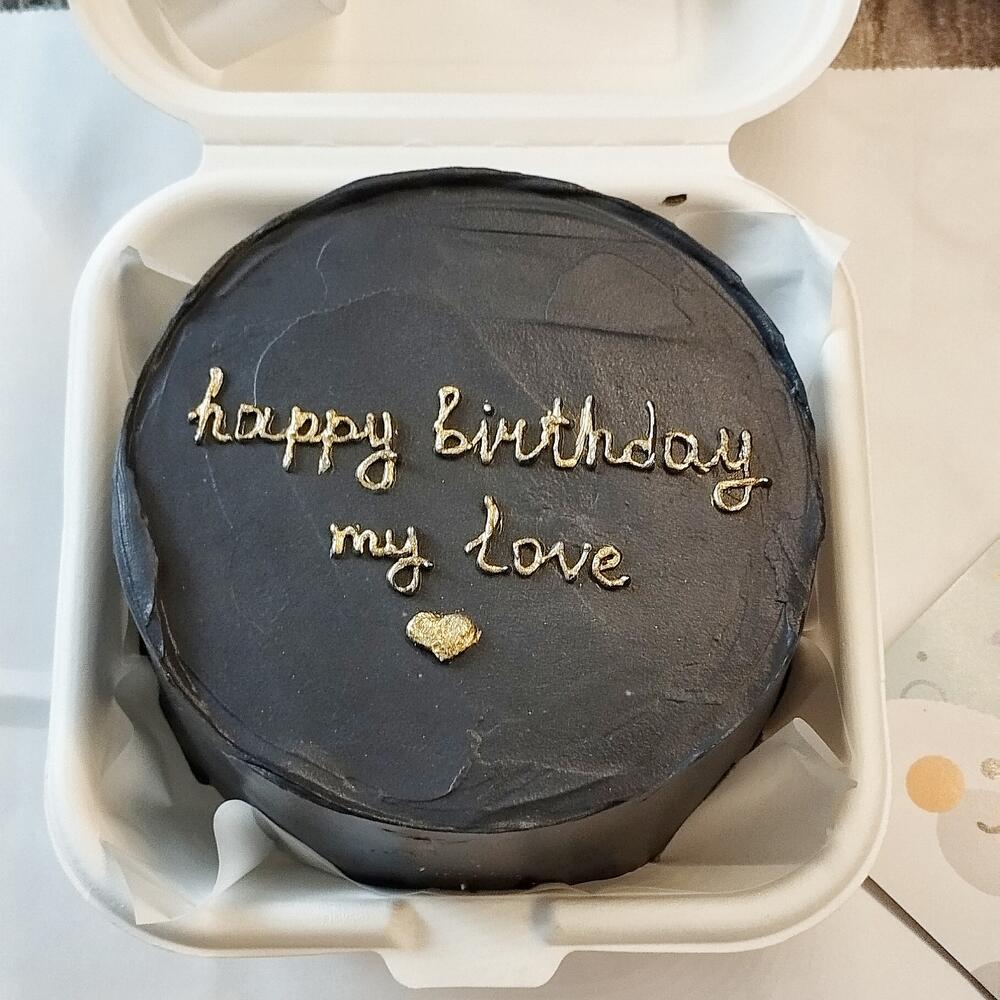 Бенто торт ,черный бенто