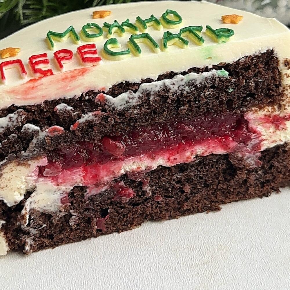 Бенто-торт черный для мужчины