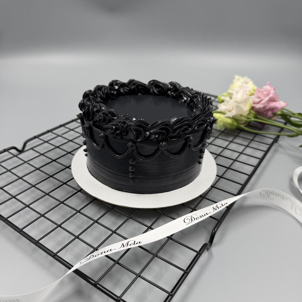 Бенто торт чёрный Ламбет