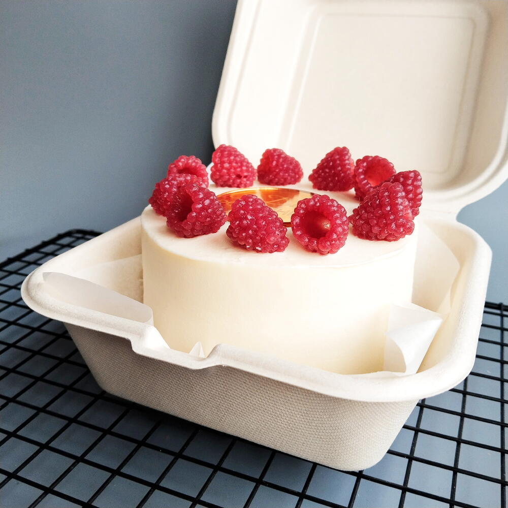 Бенто торт День рождения с желейной малиной