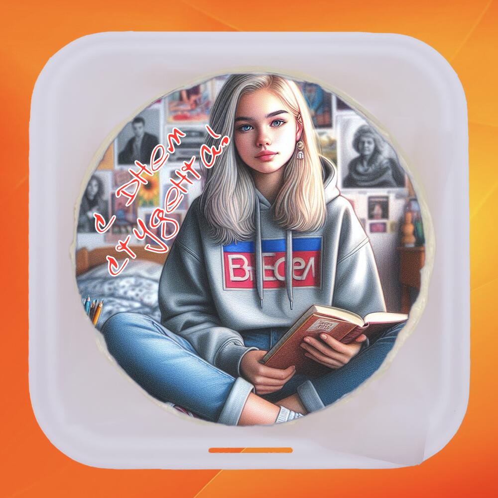 Бенто торт день студента Студентка