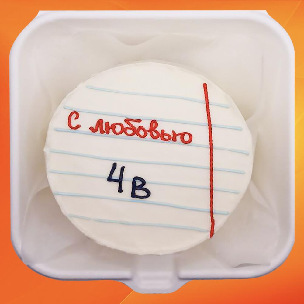 Бенто торт день учителя С любовью