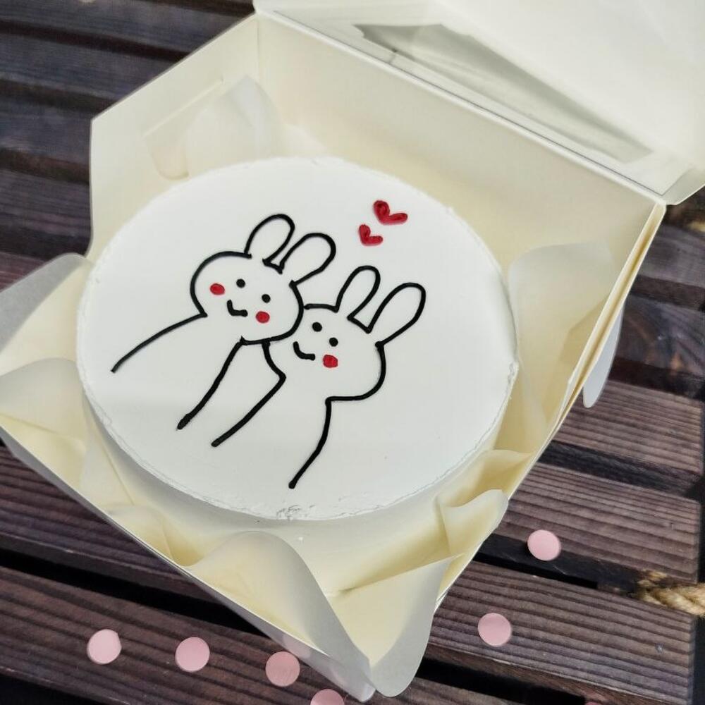 Бенто торт день влюбленных