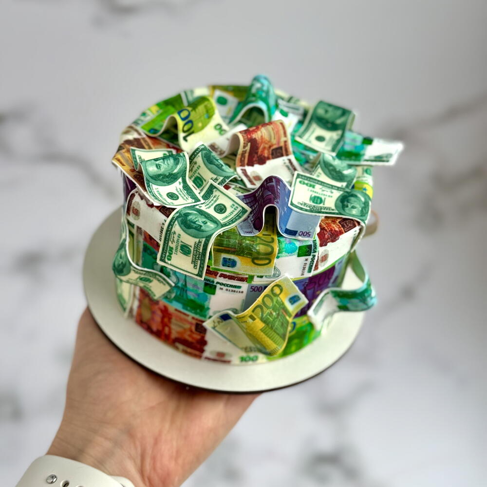 Бенто торт деньги