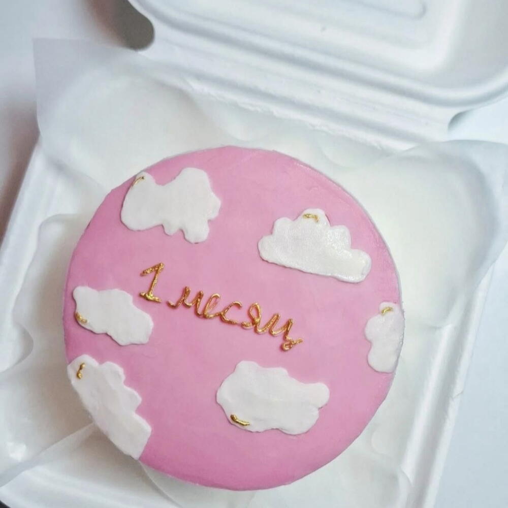 Бенто-торт детский 1 месяц для дочки сына ребёнка