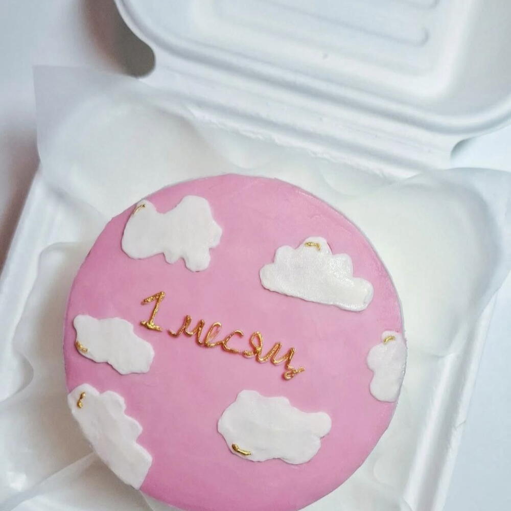 Бенто-торт детский 1 месяц для дочки сына ребёнка