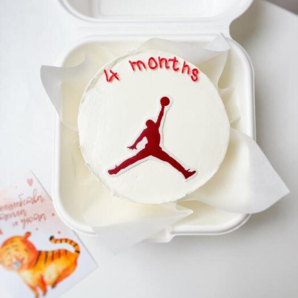 Бенто-торт детский «баскетбол» подарок на день рождение, для детей, бенто месяца, подарок ребенку, 4 месяца