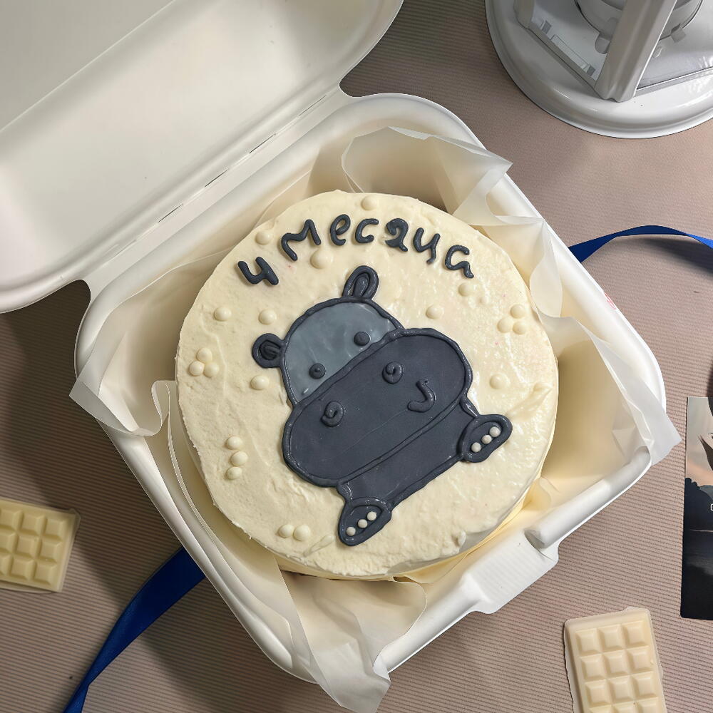 Бенто торт детский "Бегемотик"