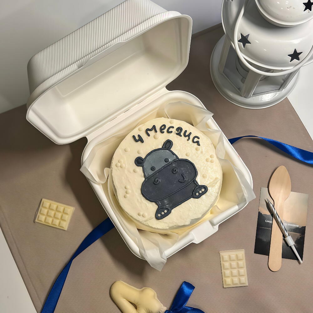 Бенто торт детский "Бегемотик"