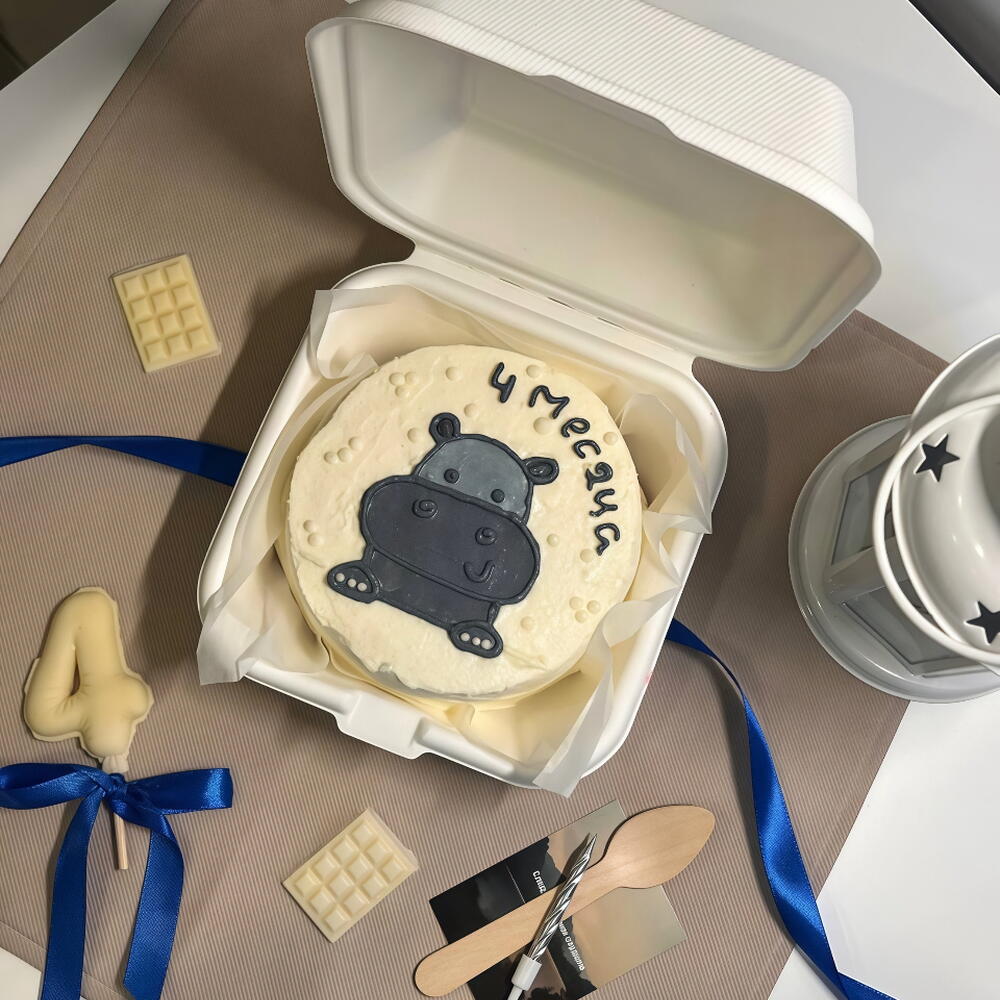 Бенто торт детский "Бегемотик"