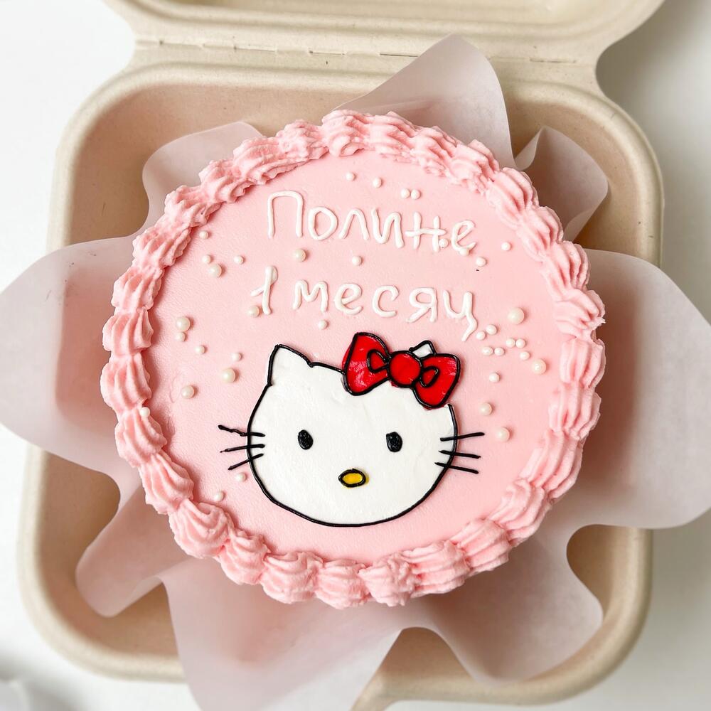 Бенто торт детский для девочки, 1 месяц, 6 месяцев