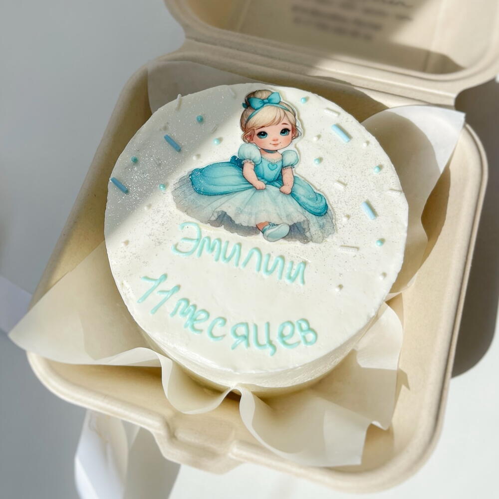 Бенто торт детский для девочки, месяца