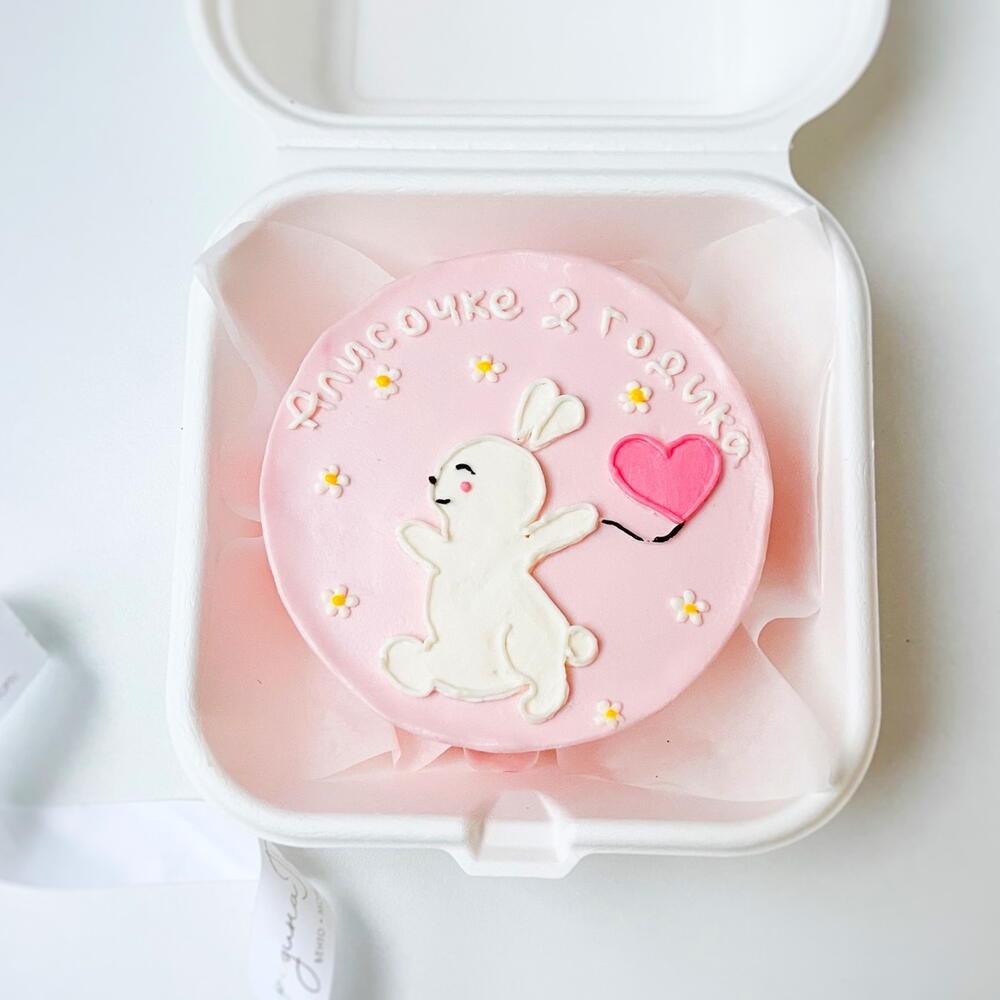 Бенто торт детский для девочки на день рождения, месяц