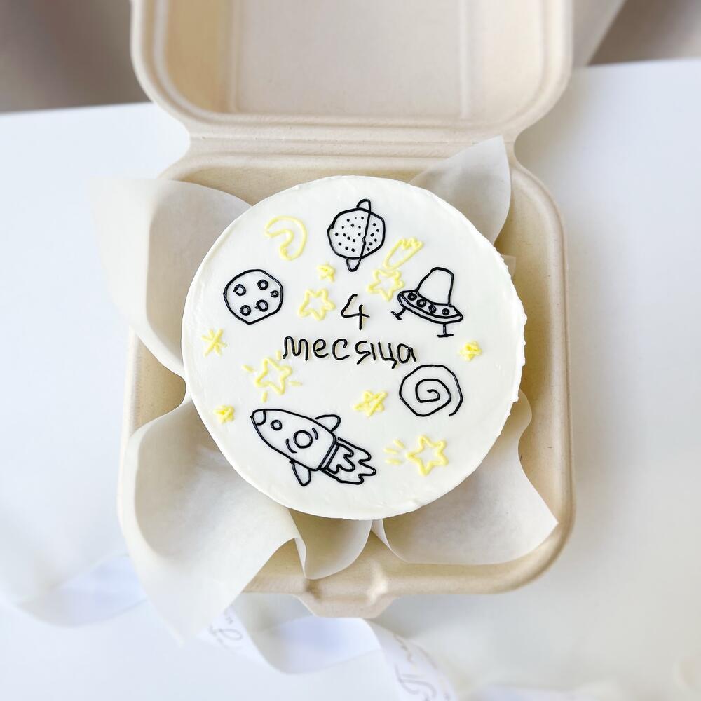 Бенто торт детский для мальчика на день рождения, для малыша, бенто «Месяца», 1 месяц, 2 месяца, 3 месяца, 5 месяцев