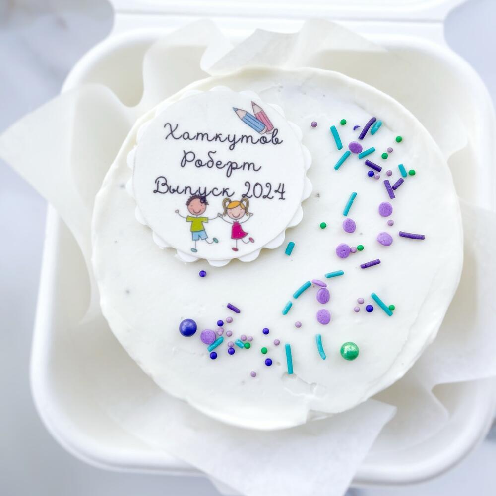 Бенто торт детский для мальчика, на выпускной в школу, в детский сад