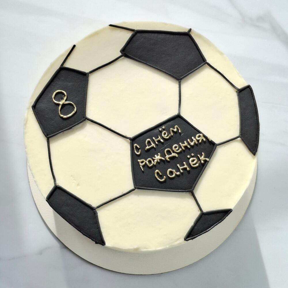 Бенто торт детский футбол, футбольный мячик на день рождения