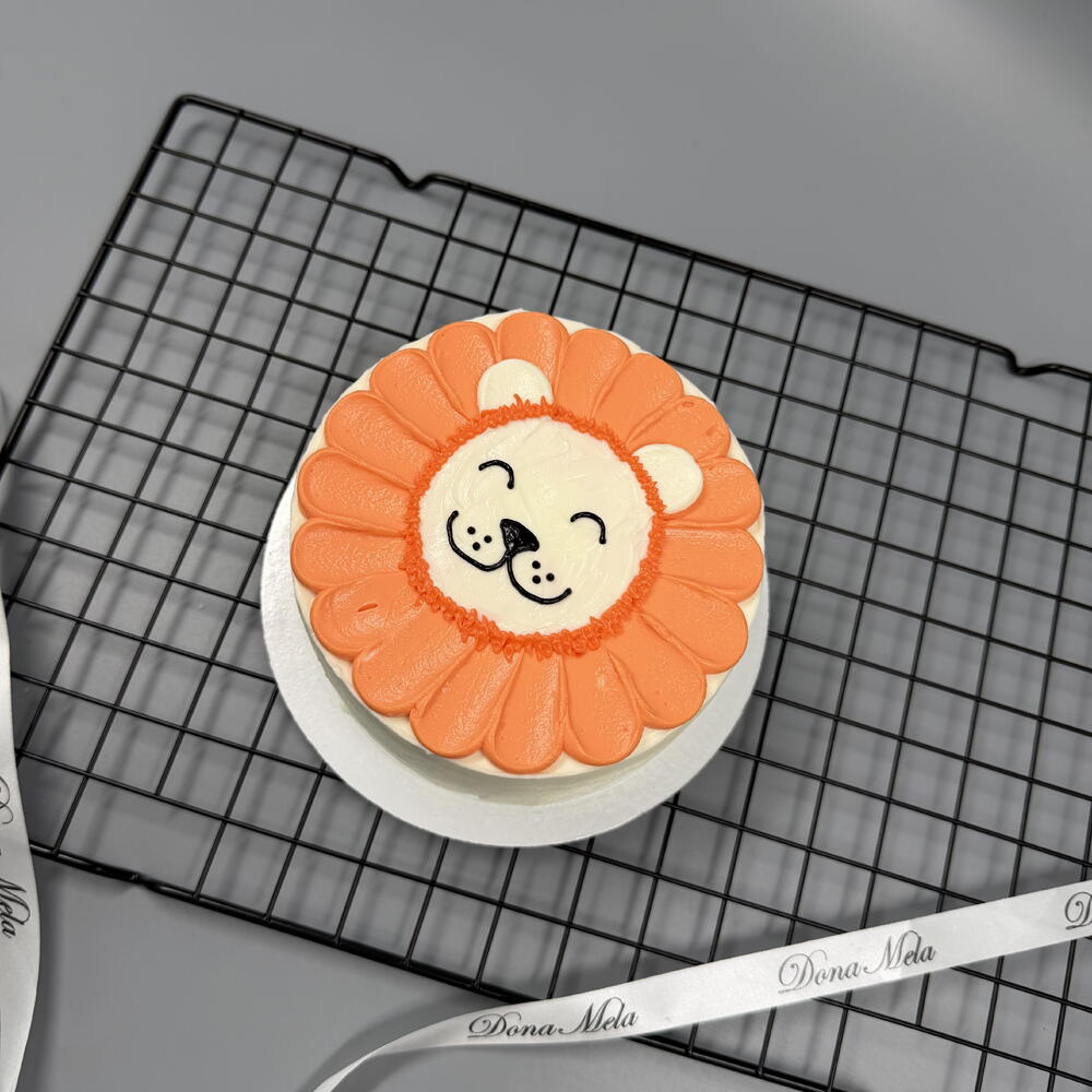 Бенто торт детский львёнок, льву