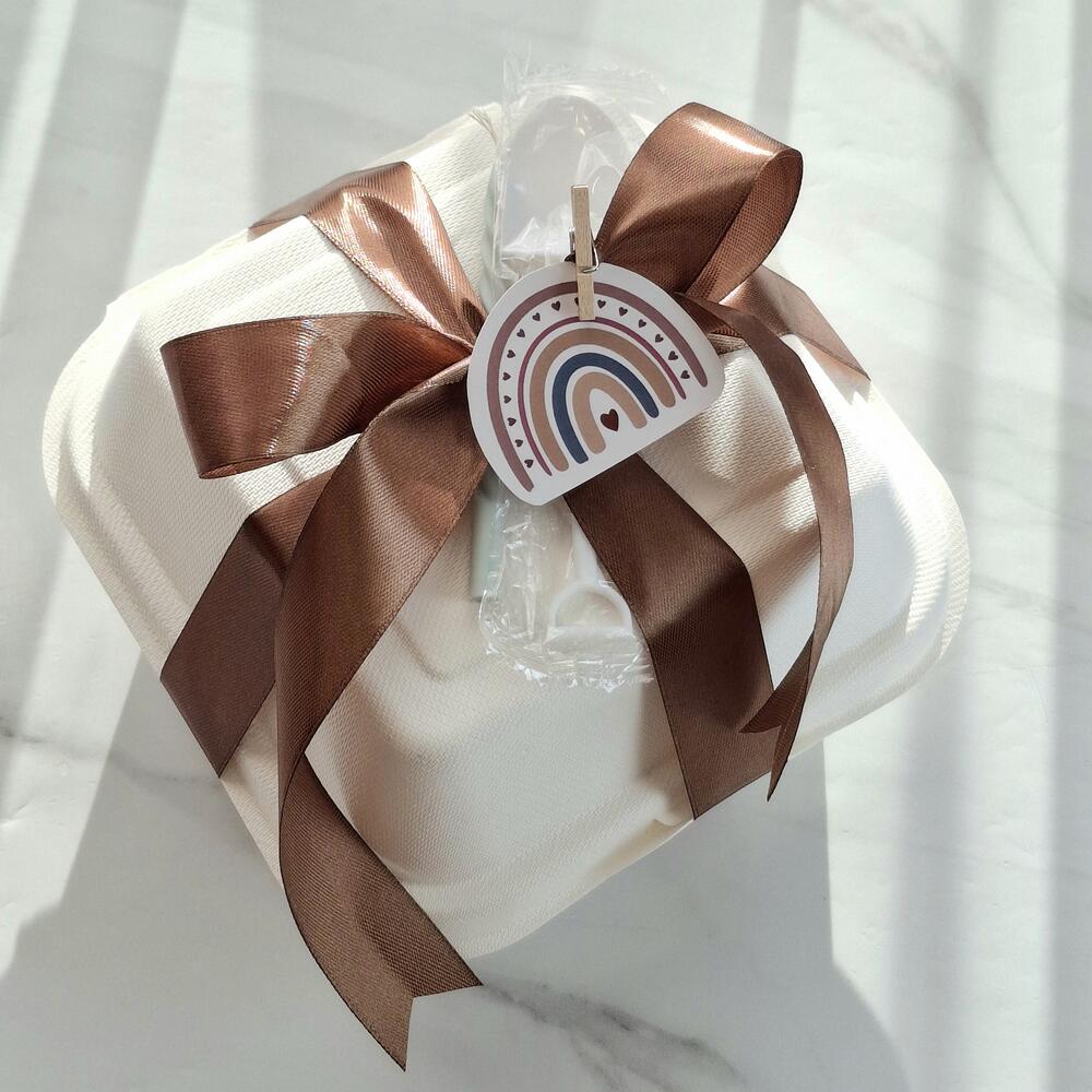 Бенто торт детский на день рождения малышу, ребёнку с радугой