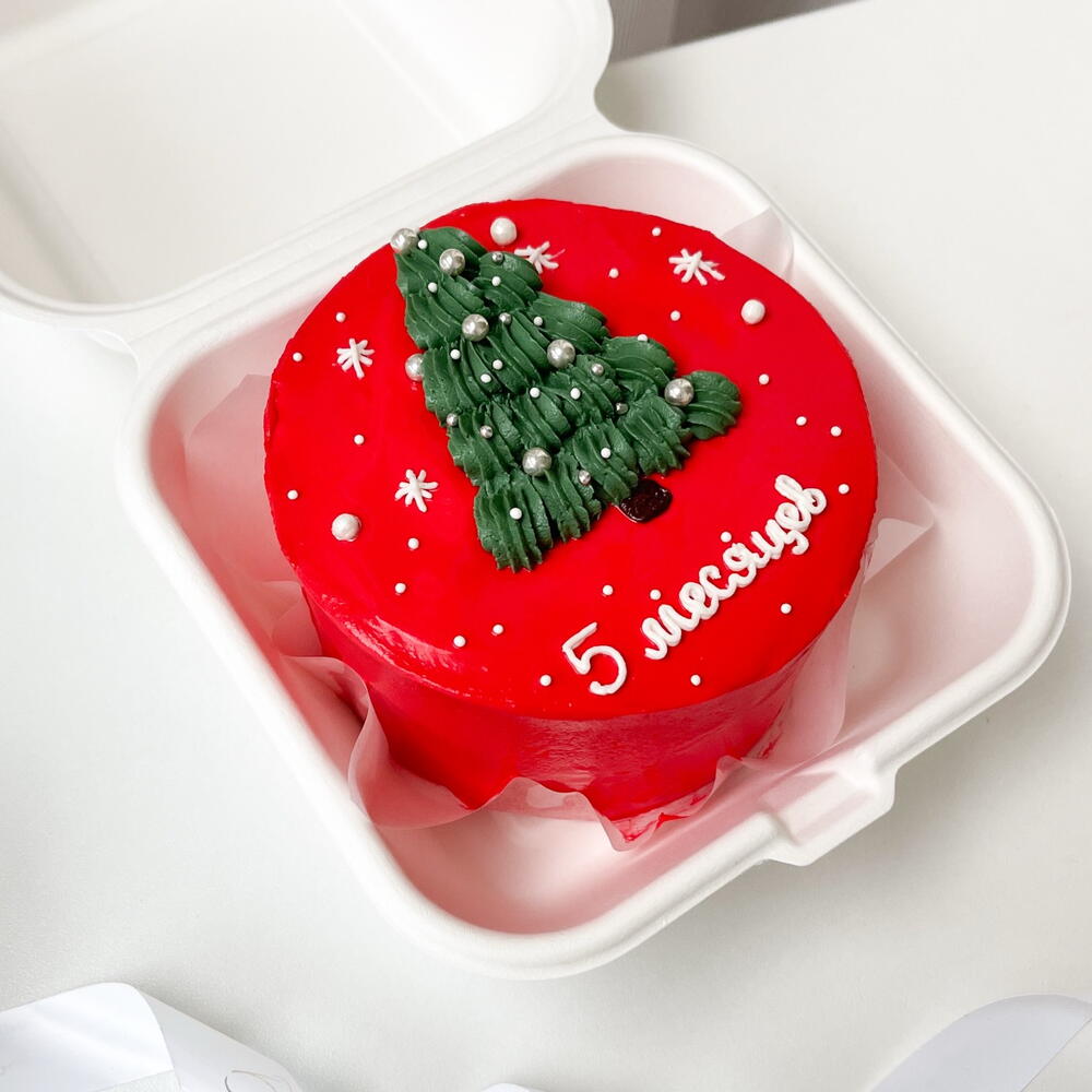 Бенто торт детский новогодний, Новый год