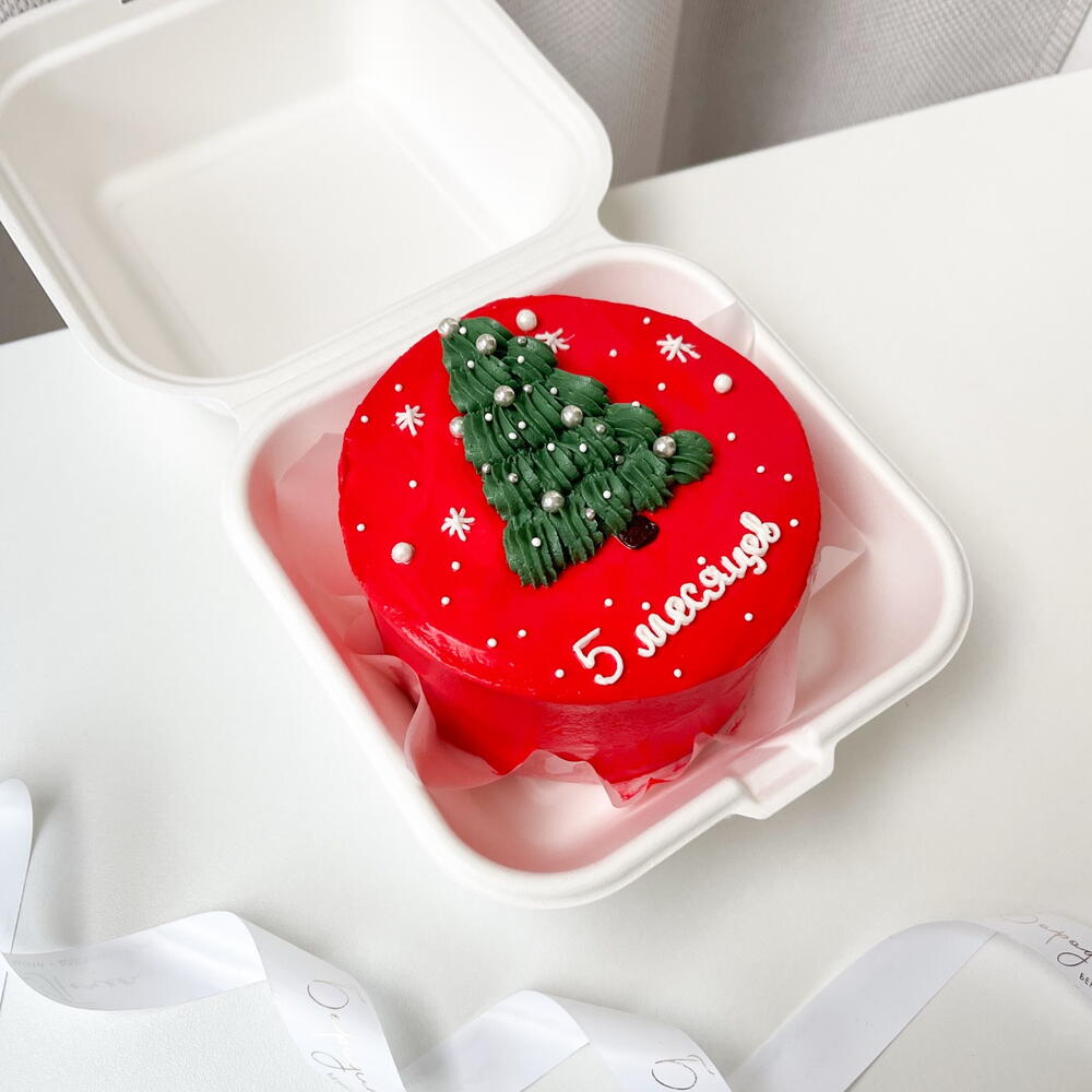 Бенто торт детский новогодний, Новый год