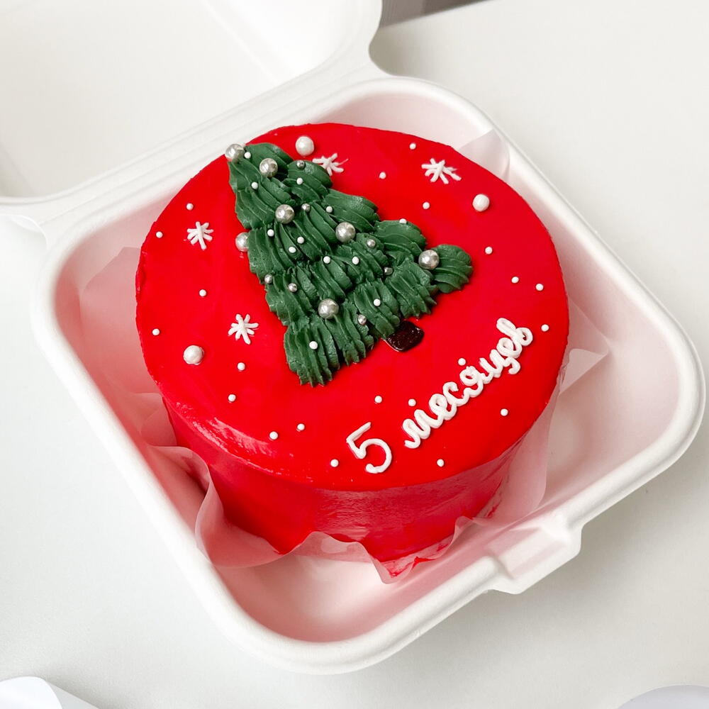 Бенто торт детский новогодний, Новый год