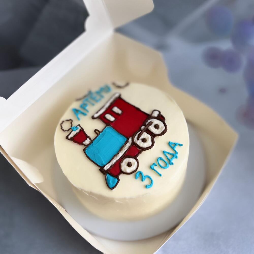 Бенто торт детский «Паровозик»