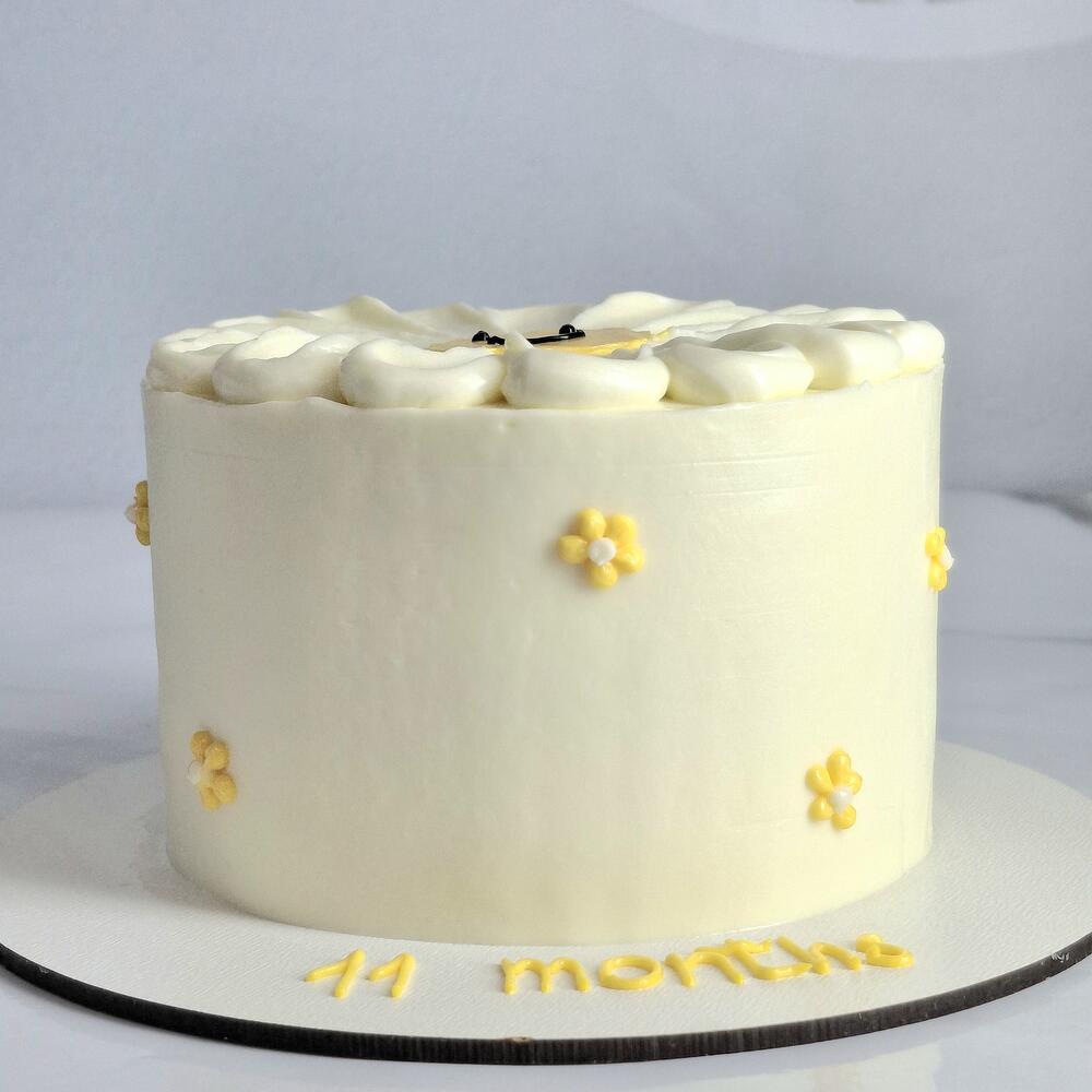 Бенто торт детский ромашка летний