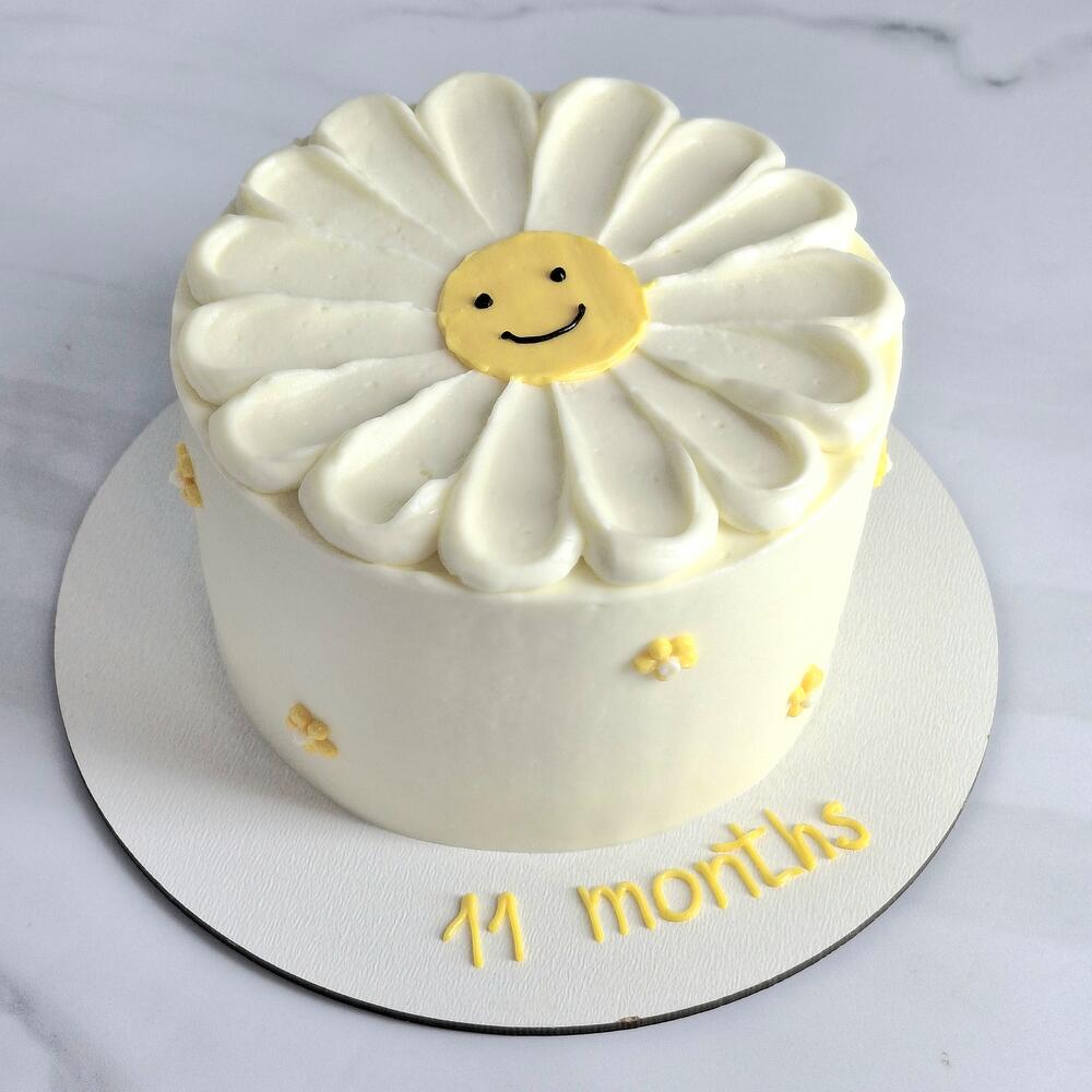 Бенто торт детский ромашка летний