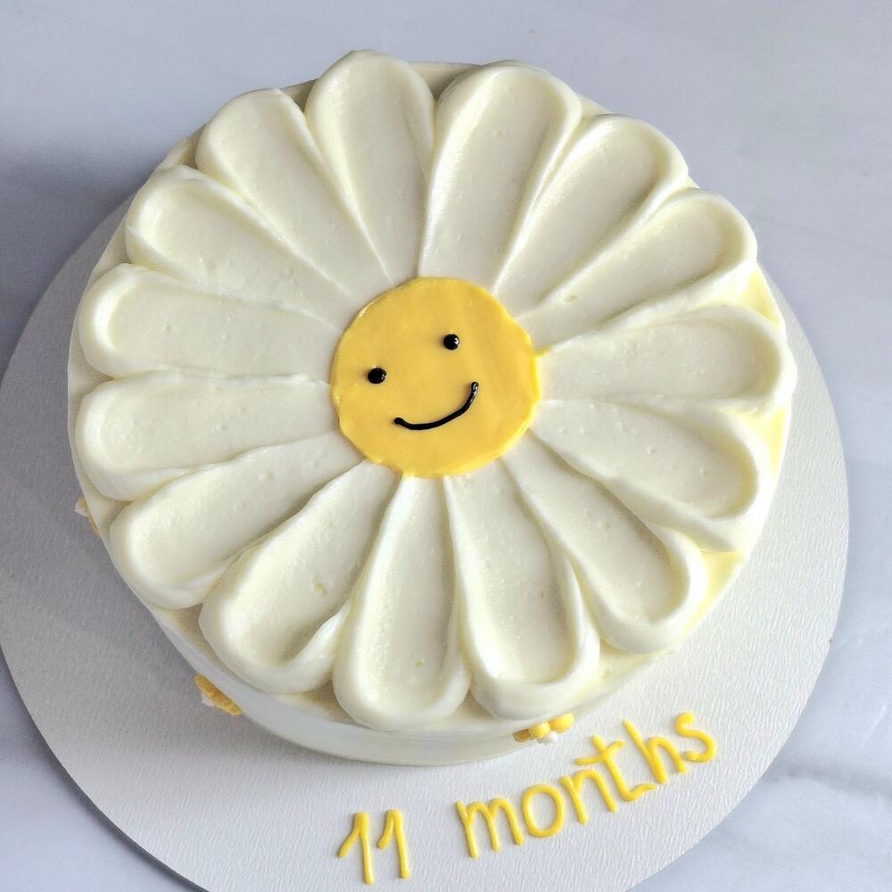 Бенто торт детский ромашка летний