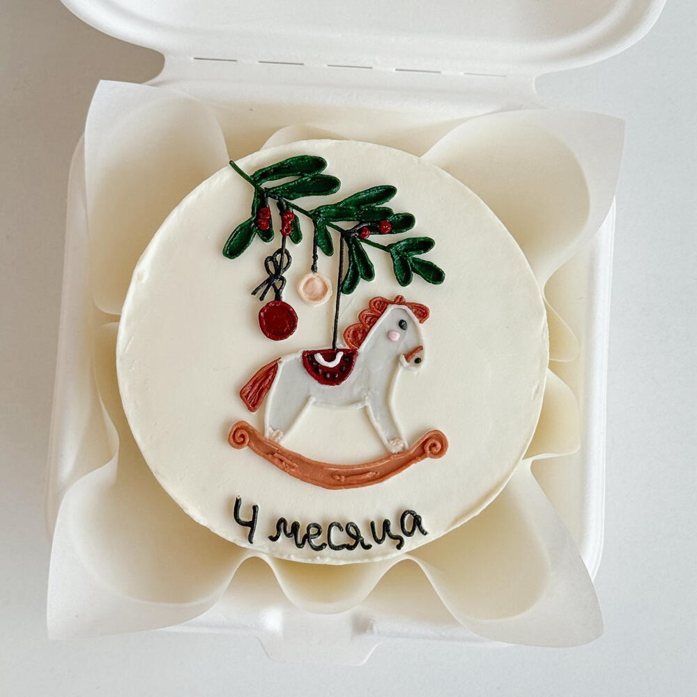 Бенто торт детский с лошадкой