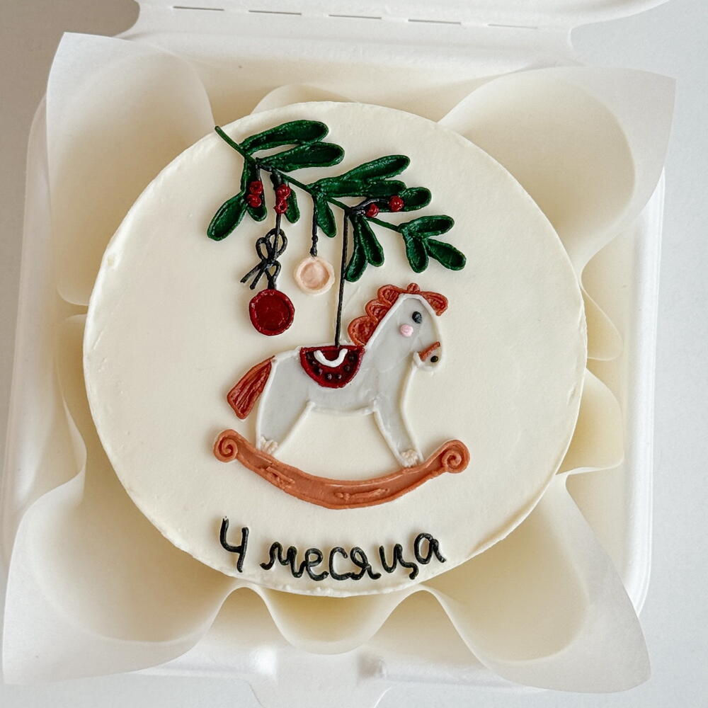 Бенто торт детский с лошадкой