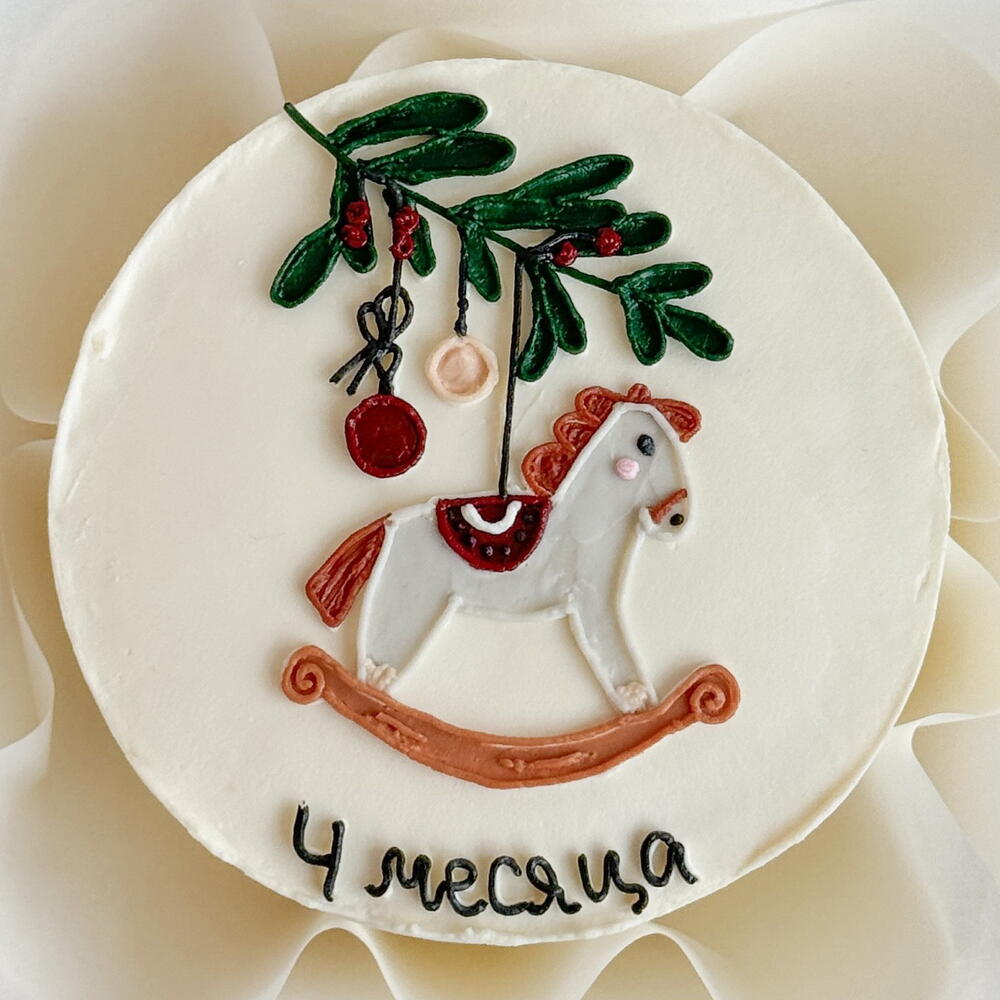 Бенто торт детский с лошадкой