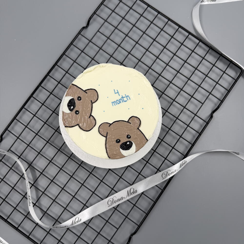 Бенто торт детский с мишками months