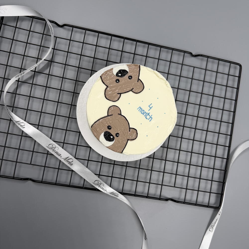 Бенто торт детский с мишками months