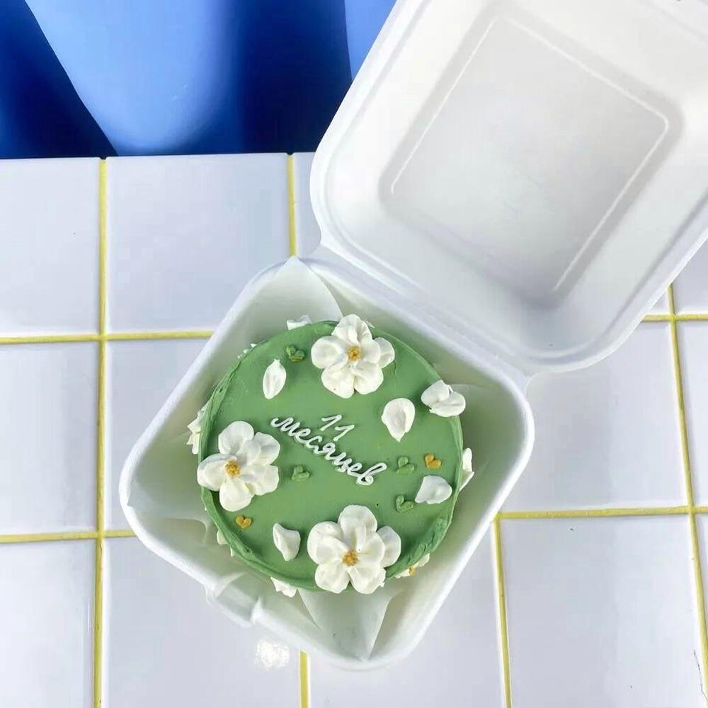 Бенто торт детский с цветами "11 месяцев"