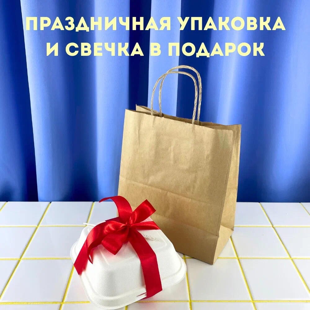 Бенто торт детский с цветами "4 месяца"