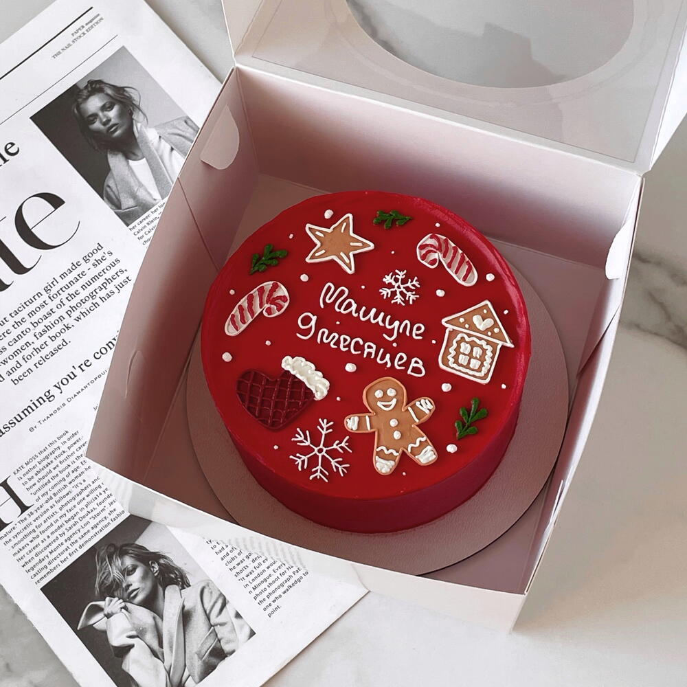 Бенто-торт детский зимний на 9 месяцев