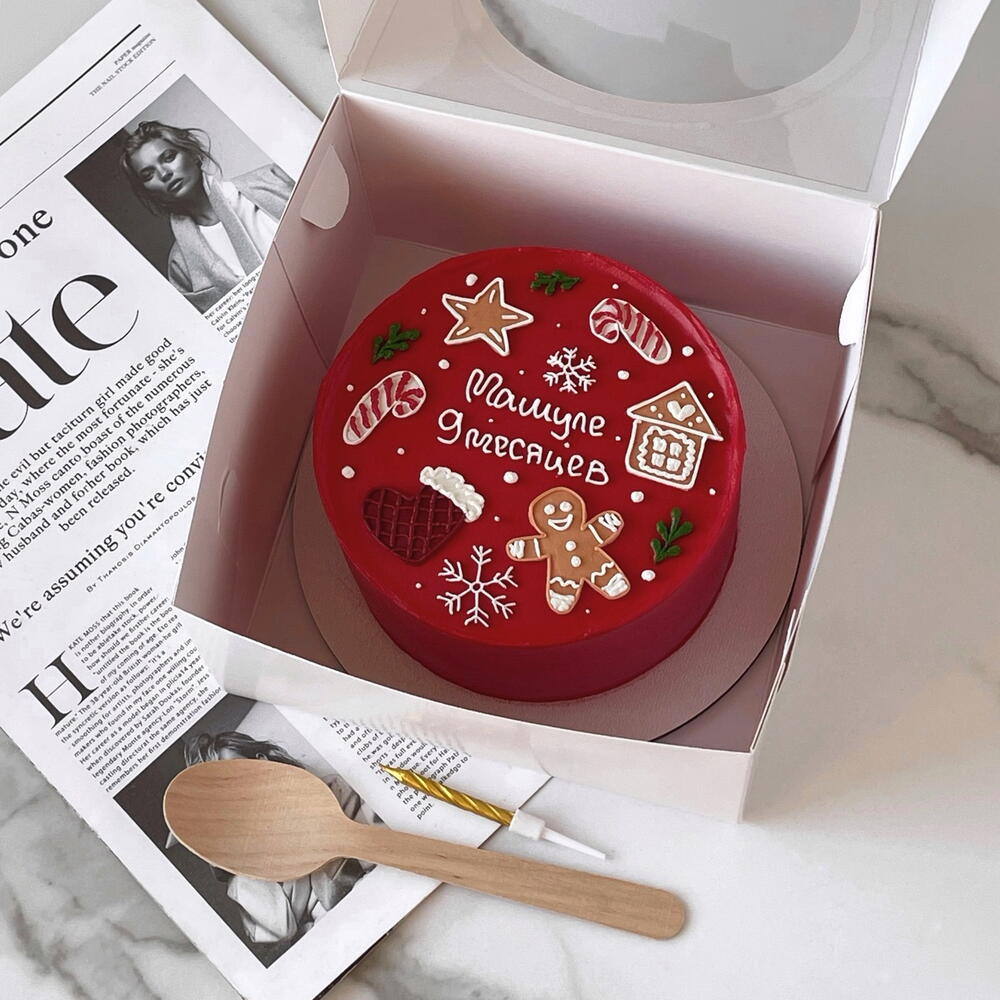 Бенто-торт детский зимний на 9 месяцев