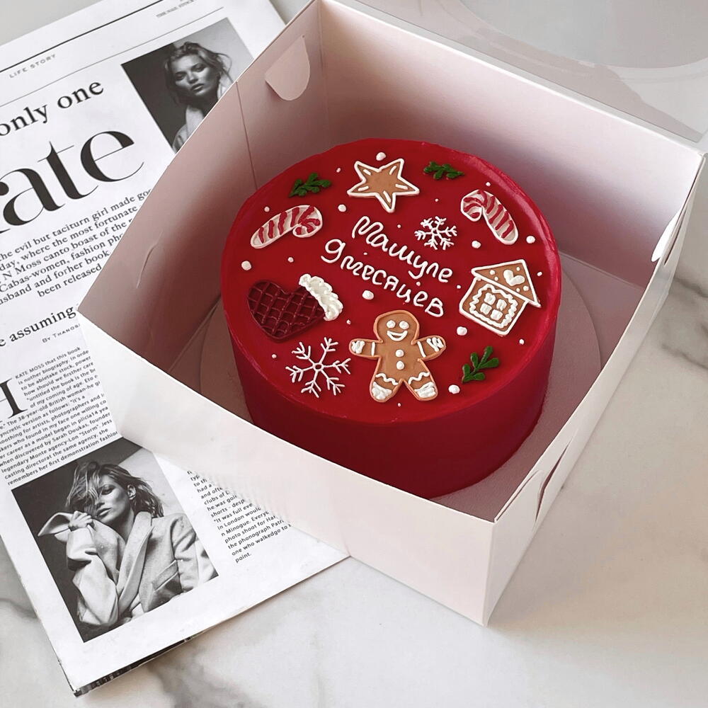 Бенто-торт детский зимний на 9 месяцев