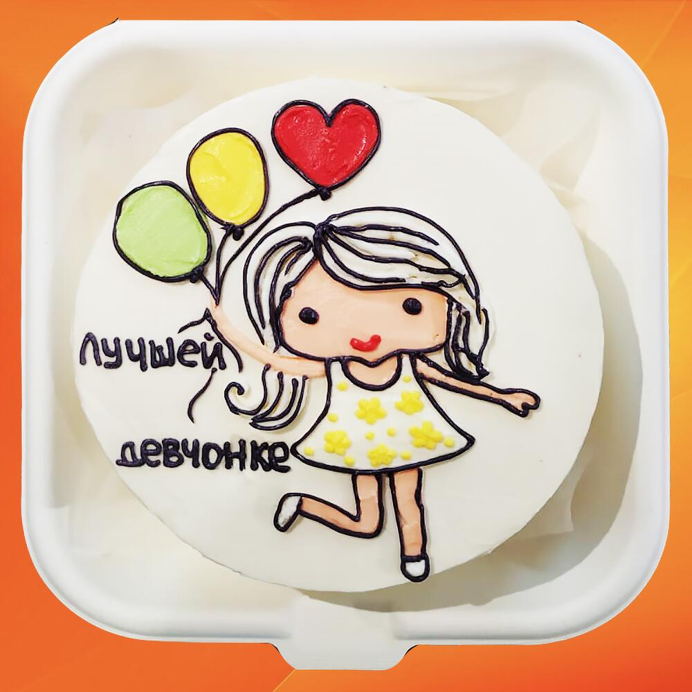 Бенто торт девушке Лучшей девчонке