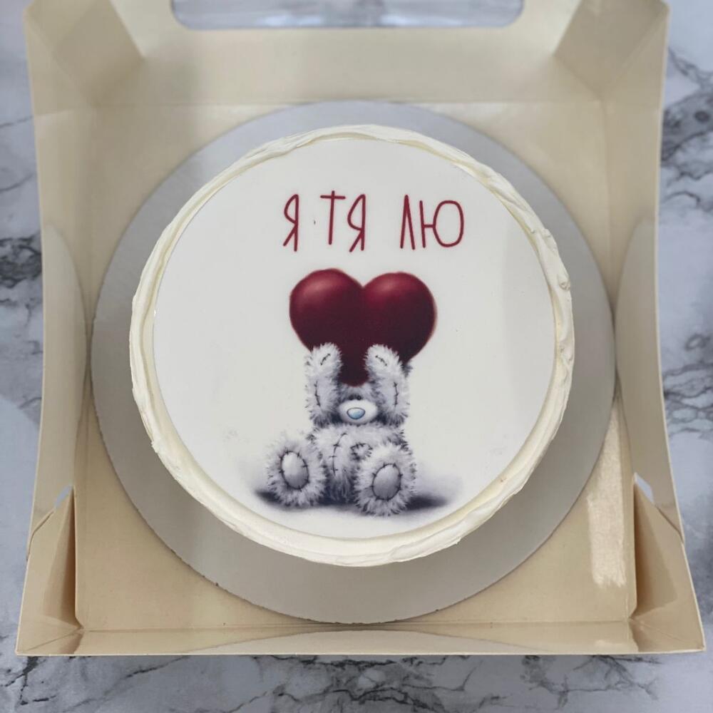 Бенто торт девушке/ молодому человеку жене / мужу любимой на 14 февраля