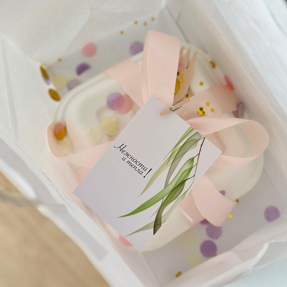 Бенто торт девушке парню подруге сестре маме на День Рождения с котиком