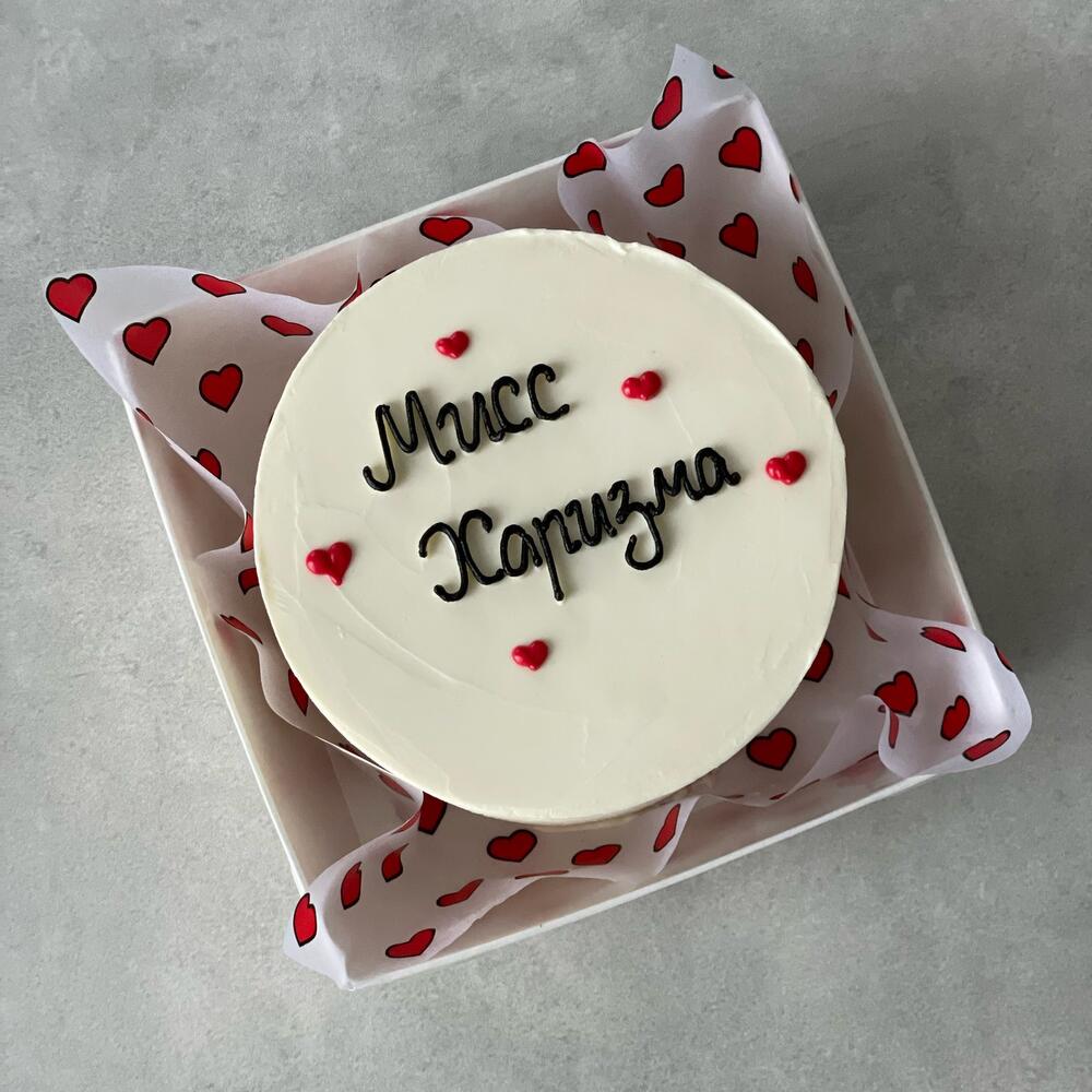 Бенто торт девушке смешная надпись