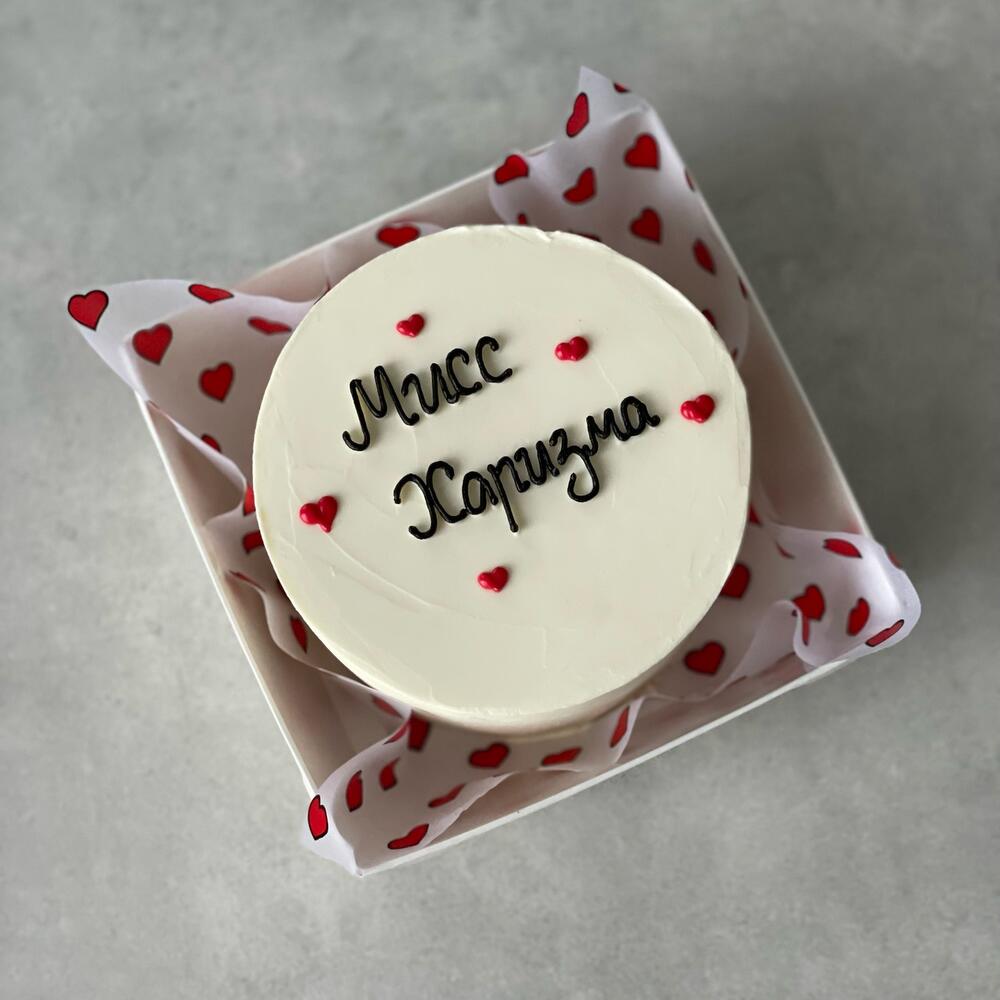 Бенто торт девушке смешная надпись