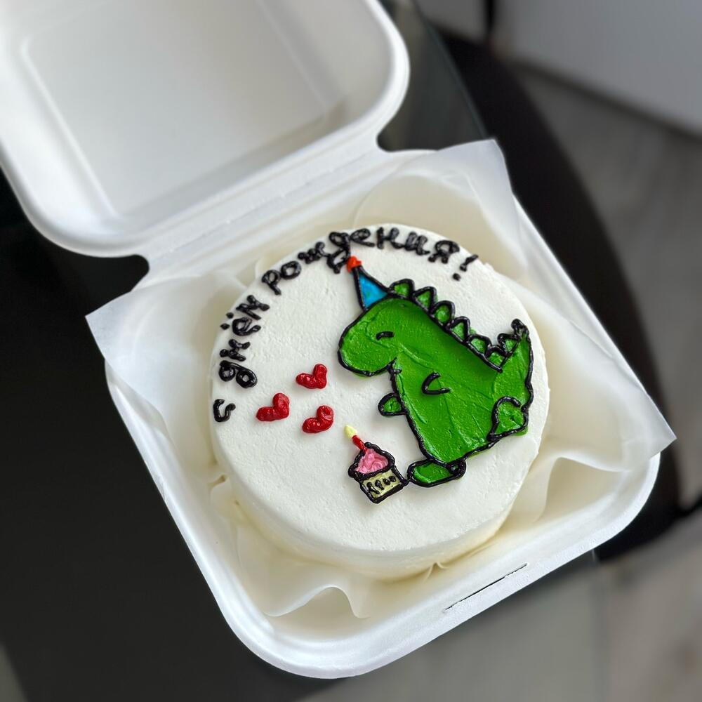 Бенто торт «Дино»