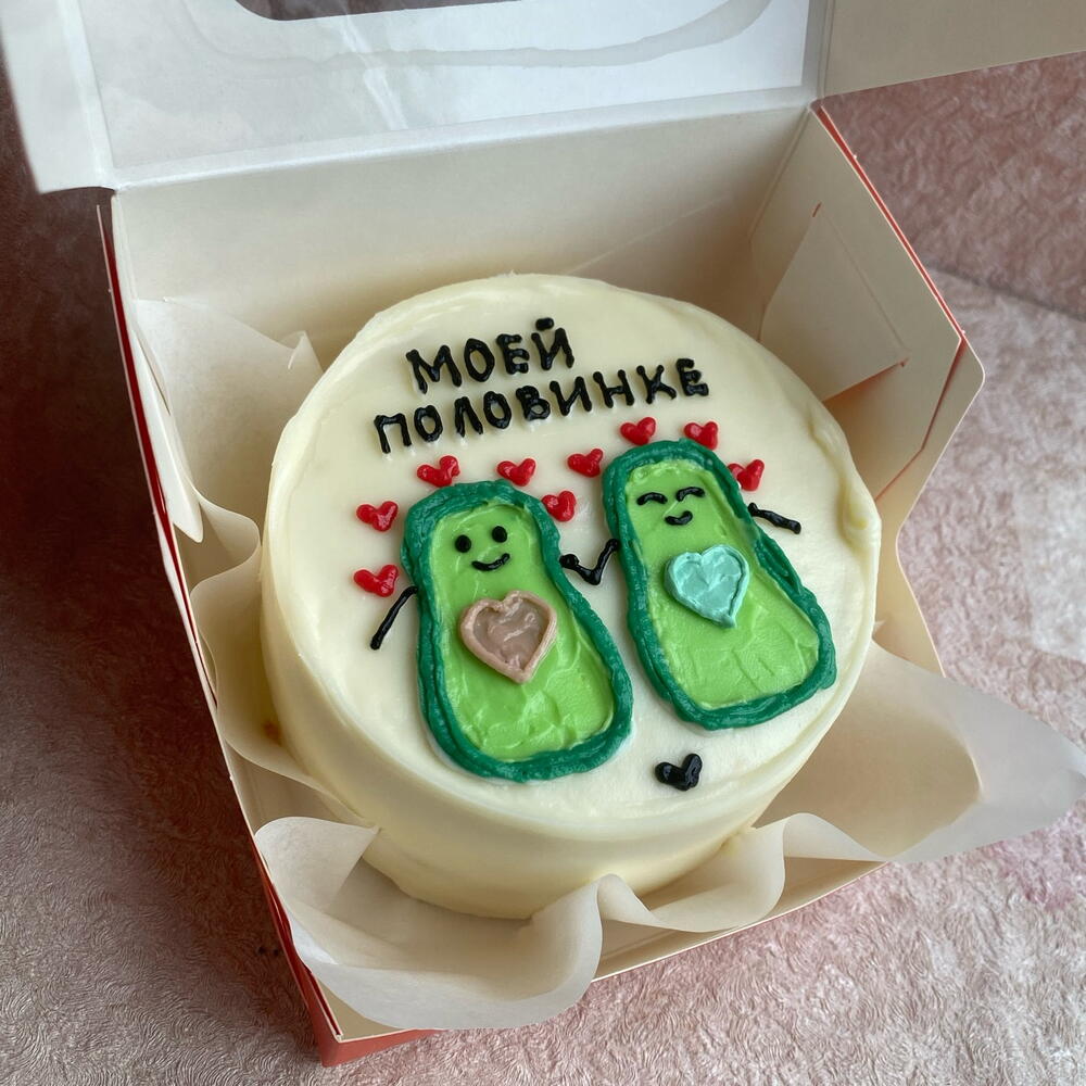 Бенто торт для 14 февраля