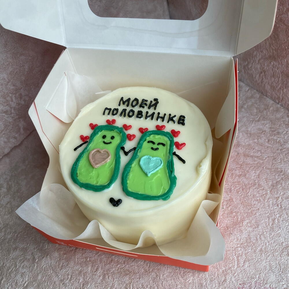 Бенто торт для 14 февраля