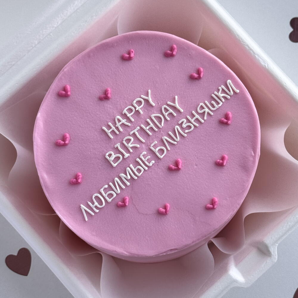 Бенто торт для близняшек